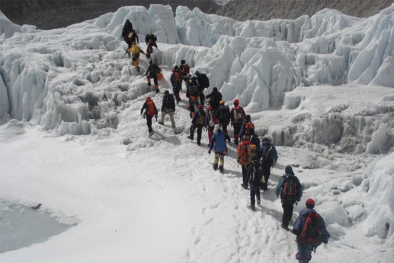 Expedition Group to Mount Everest Summit